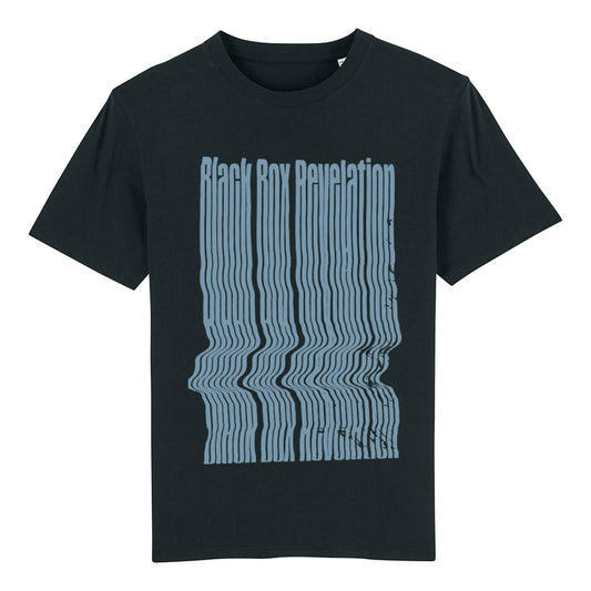 Black 'Blue Backdrop' T-shirt